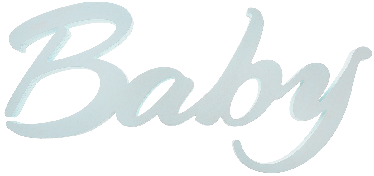 Табличка декоративная Magellanno Baby, цвет: бирюзовый, 48 х 21 смDEC013T Табличка декоративная Magellanno Baby, цвет: бирюзовый, 48 х 21 смDEC013TДекоративная табличка Magellanno Baby, выполненная из фанеры с эффектом старения, идеально подойдет к интерьерам в стиле лофт, прованс, кантри, тем самым украсив детскую комнату. А также табличка Оранжевый Слоник Baby способна дополнить вашу фотосессию с малышом и придать ей оригинальности и смысла. Изделие ручной работы. Размер таблички: 48 х 21 см. Толщина таблички: 1,8 см.