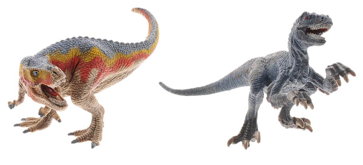 Schleich Набор фигурок Тиранозавр Рекс и Велоцераптор42216 Schleich Набор фигурок Тиранозавр Рекс и Велоцераптор42216Набор фигурок Schleich Тиранозавр Рекс и Велоцераптор приведет в восторг всех любителей динозавров и доисторических животных. Великолепные фигурки динозавров выполнены очень детализировано. Они позволят ребенку придумать множество захватывающих игр со своими любимыми древними обитателями. Фигурки изготовлены из качественного материала, который безопасен для детей и не вызывает аллергию. Ребенок сможет собрать целую серию доисторических животных, сможет изучать особенности их строения, поведения и питания. Фигурки Schleich - превосходный педагогический материал для использования дома и в образовательных учреждениях. Набор фигурок станет достойным пополнением красочной коллекции игрушек Schleich, которые восхищают детей и взрослых во всем мире.
