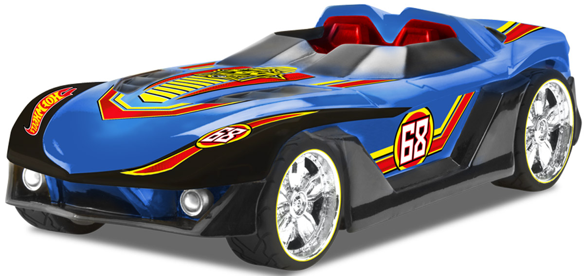 Hot Wheels Машинка Yur So FastHW90531 Hot Wheels Машинка Yur So FastHW90531Машинка Hot Wheels Yur So Fast, меняющая цвет при движении на высокой скорости - отличный подарок для каждого юного поклонника гоночных авто! Автомобиль выполнен в синем цвете, при движении изменяющемся на зеленый. Машинка является электромеханической - работает от батареек, запускается в движение при помощи кнопки, расположенной в верхней части корпуса, оснащена звуковыми и световыми эффектами. Рекомендуется докупить 3 батарейки напряжением 1,5V типа АА/LR6 (товар комплектуется демонстрационными).