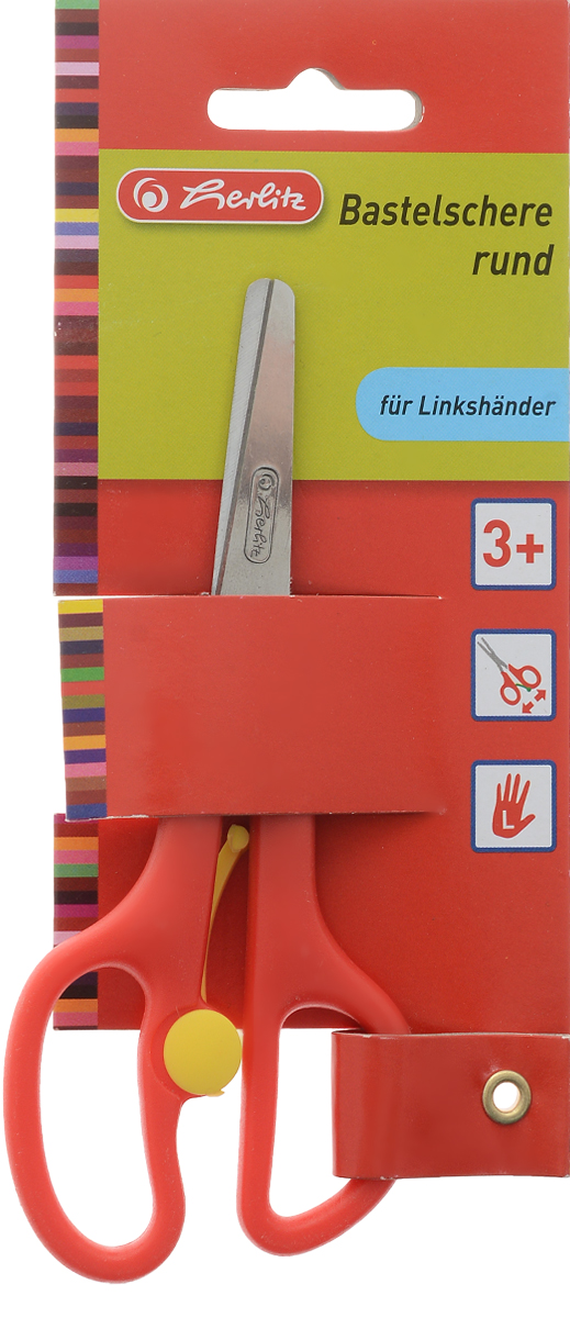 Herlitz Ножницы для детского творчества цвет красный8740045_красный Herlitz Ножницы для детского творчества цвет красный8740045_красныйНожницы для детского творчества Herlitz предназначены для левшей. Форма ножниц адаптирована для детской руки, закругленные концы лезвий гарантирую безопасность при работе с ними. Лезвия из шлифованной нержавеющей стали обеспечивают высокое качество резки.