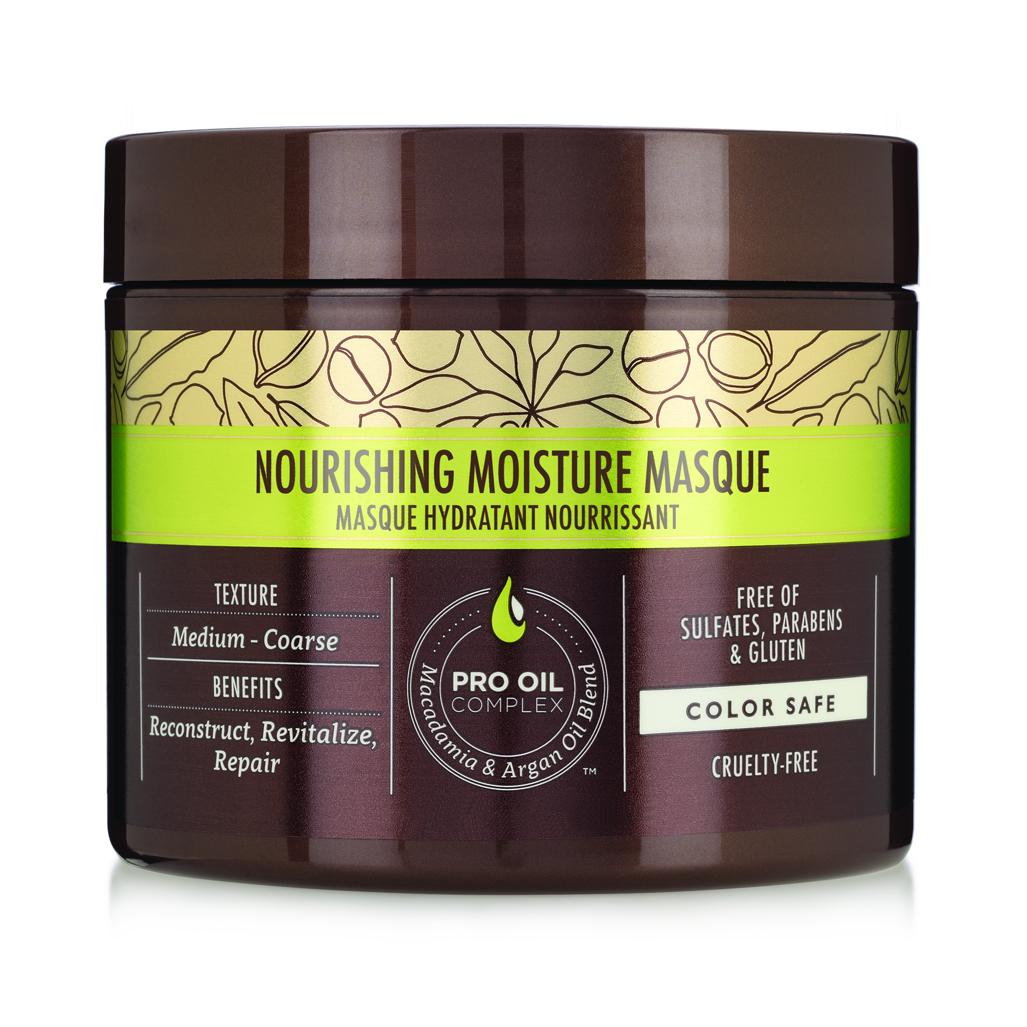 Macadamia Professional Маска питательная для всех типов волос, 60 мл300202 Macadamia Professional Маска питательная для всех типов волос, 60 мл300202Глубокий увлажняющий, восстанавливающий и реконструирующий уход Macadamia Professional для нормальных и сухих волос, c эксклюзивным комплексом Pro Oil Complex. Применение маски делает волосы шелковистыми, облегчает расчесывание, убирает излишнюю пушистость. Добавляет блеск и эластичность. Идеально для сухих, поврежденных, окрашенных волос. С длительным кондиционирующим эффектом.