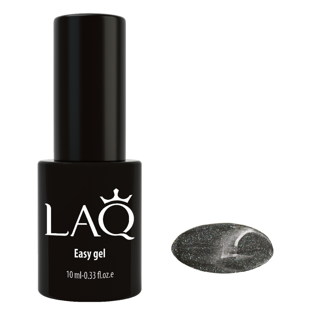 LAQ Гель-лак Easy Gel темно серый с серебристыми блестками ,10 мл15029 LAQ Гель-лак Easy Gel темно серый с серебристыми блестками ,10 мл15029Гель-лак нового поколения! Наносится легко как лак, носится долго как гель! Наносится как обычный лак, полимеризуется в течение 60 секунд в LED лампе и не образует дисперсионного слоя. Глянцевый маникюр без сколов и потери яркости до трех недель! Быстрое нанесение-не требует базы, верхнего покрытия, не имеет липкого слоя. Укрепляет ногтевую пластину. Быстрое удаление за 10 минут.