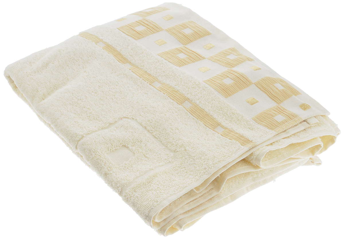 Полотенце Aisha Home Textile, цвет: слоновая кость, 50 х 90 смУзТ-ПМ-112-09-29к Полотенце Aisha Home Textile, цвет: слоновая кость, 50 х 90 смУзТ-ПМ-112-09-29кПолотенце Aisha Home Textile выполнено из 100% хлопка. Изделие отлично впитывает влагу, быстро сохнет, сохраняет яркость цвета и не теряет форму даже после многократных стирок. Такое полотенце очень практично и неприхотливо в уходе. Оно создаст прекрасное настроение и украсит интерьер в ванной комнате. Полотенце упаковано в красивую коробку и может послужит отличной идеей подарка.