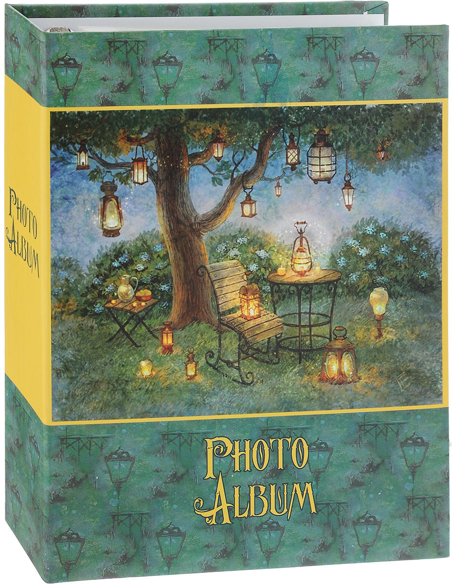 Фотоальбом Magic Home Волшебные фонари, цвет: зеленый, желтый, на 100 фотографий, 16 х 21 см41287 Фотоальбом Magic Home Волшебные фонари, цвет: зеленый, желтый, на 100 фотографий, 16 х 21 см41287Фотоальбом Magic Home Волшебные фонари поможет красиво оформить ваши самые интересные фотографии. Обложка, выполненная из толстого картона, оформлена красивым изображением. Внутри содержится блок из 50 белых листов с креплением на кольцах. Альбом рассчитан на 100 фотографий формата 16 х 21 см. Нам всегда так приятно вспоминать о самых счастливых моментах жизни, запечатленных на фотографиях. Поэтому фотоальбом является универсальным подарком к любому празднику. Количество листов: 50 шт. Размер фотоальбома: 23,5 х 28,5 см.