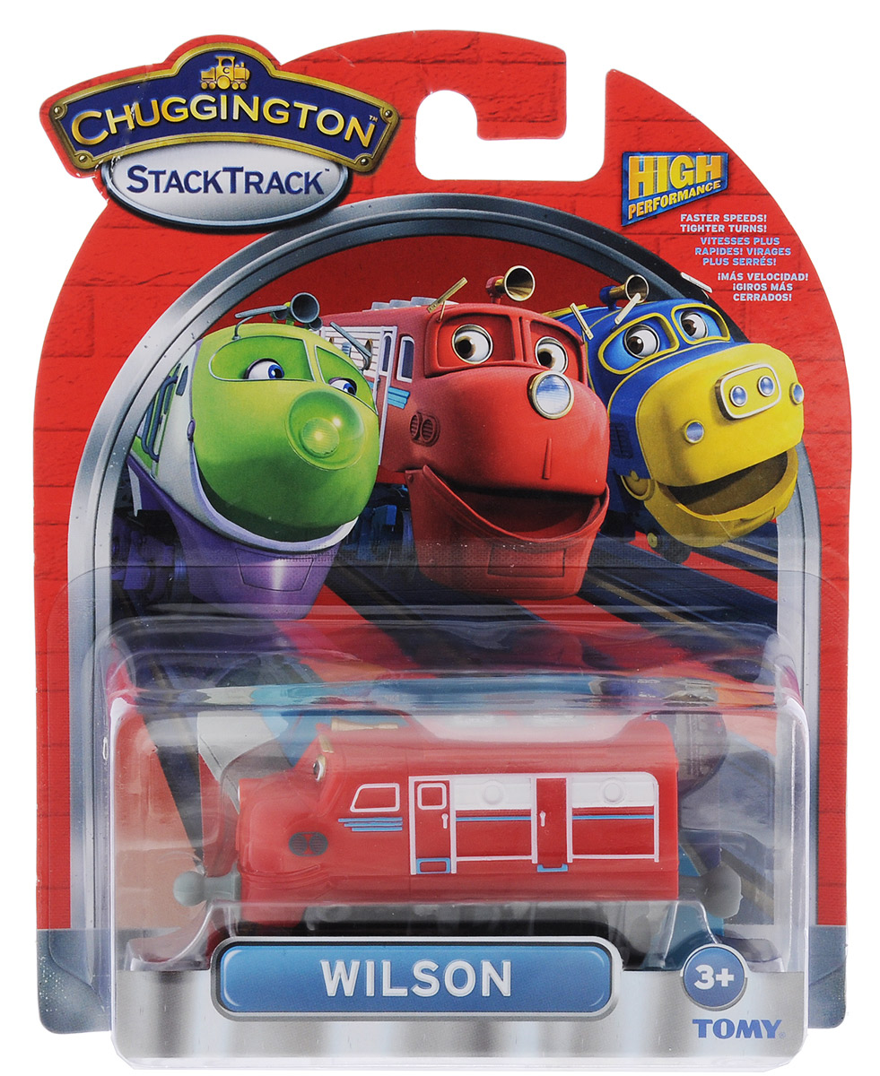 Chuggington Паровозик УилсонLC54001 Chuggington Паровозик УилсонLC54001Яркий паровозик Chuggington Уилсон несомненно, привлечет внимание вашего ребенка и не позволит ему скучать. Паровозик выполнен в виде забавного персонажа из мультфильма Chuggington. Уилсон - энтузиаст, но его рвение не всегда совпадает с его способностью обращать внимание на инструкции, и он зачастую оказывается в затруднительном положении. Он не самый успешный ученик, не самый быстрый паровоз, он, тем не менее, является душой компании. Вместе со своими друзьями Уилсон постоянно попадает в разные истории. У него есть глаза и носик, а так же очаровательная улыбка. На вагончике есть детализированные окошки, двери и люки. Впереди и сзади есть специальные элементы для крепления с другими вагончиками. Ваш ребенок будет часами играть с паровозиком, придумывая разные истории и проигрывая любимые моменты из мультфильма. Порадуйте его таким замечательным подарком! Чаггингтон - удивительный городок из мультфильма Веселые паровозики из ...