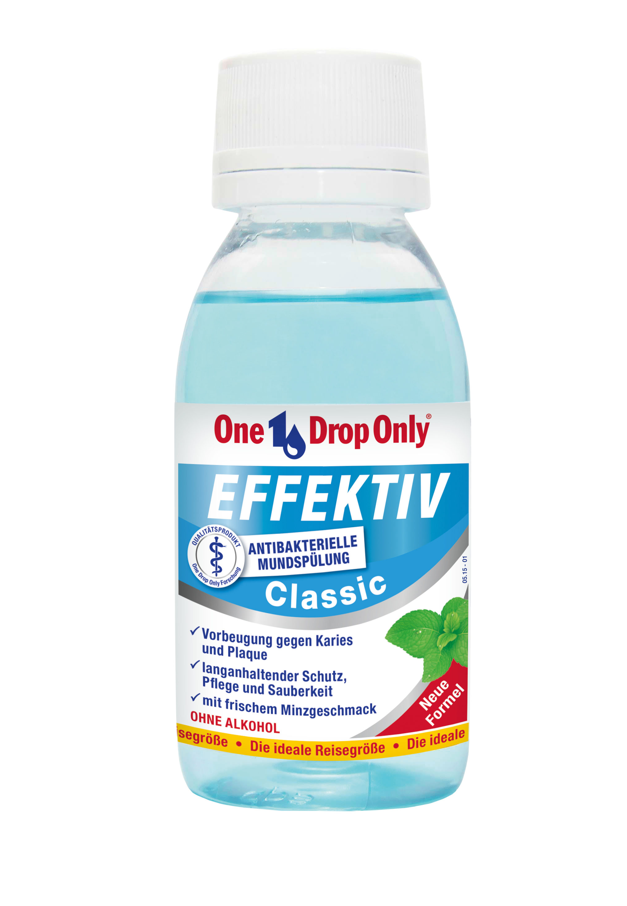 One Drop Only Effektiv Classic Антибактериальный ополаскиватель полости рта, 100 мл1/17000 One Drop Only Effektiv Classic Антибактериальный ополаскиватель полости рта, 100 мл1/17000Классический антибактериальный ополаскиватель полости рта