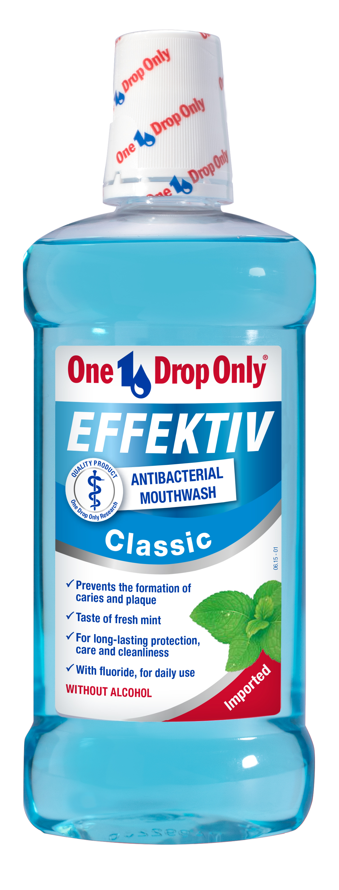 One Drop Only Effektiv Classic Антибактериальный ополаскиватель полости рта, 500 мл17000 One Drop Only Effektiv Classic Антибактериальный ополаскиватель полости рта, 500 мл17000Классический антибактериальный ополаскиватель полости рта