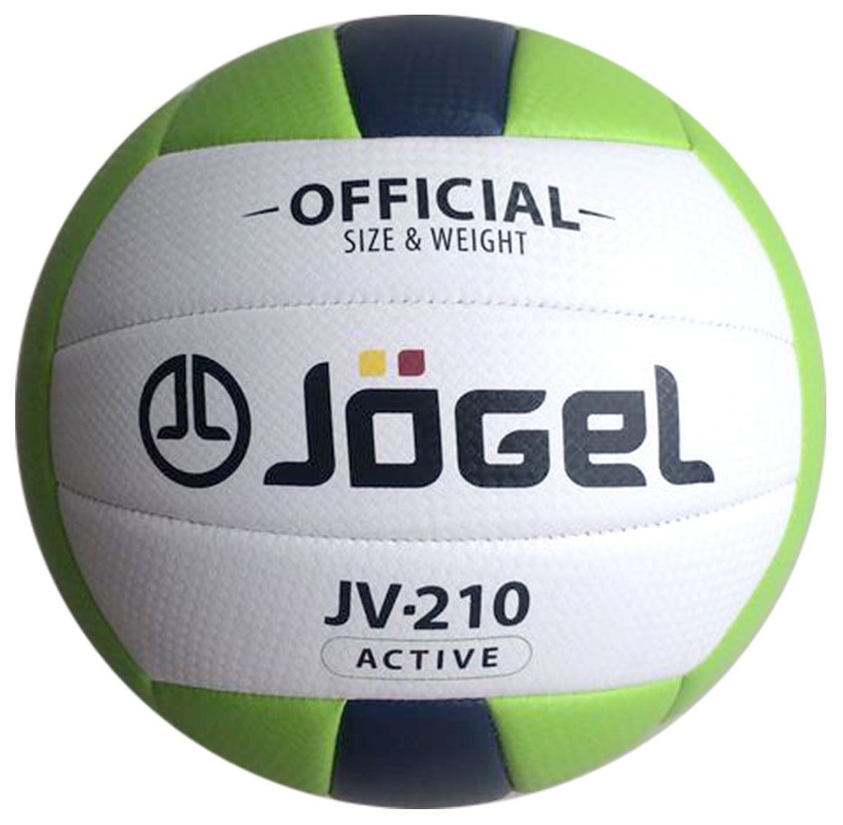 Мяч волейбольный Jogel, цвет: зеленый, темно-синий. Размер 5. JV-210УТ-00009340 Мяч волейбольный Jogel, цвет: зеленый, темно-синий. Размер 5. JV-210УТ-00009340Название: Мяч волейбольный Jgel JV-210 Уровень: Любительский мяч Серия: ACTIVE Описание: Jogel JV-210 любительский мяч для классического волейбола и активного отдыха. Благодаря своей молодежной расцветке и еще более мягкой поверхности, чем у модели JV-100, данная модель пользуется популярностью в качестве мяча для пляжного волейбола. Поверхность мяча выполнена из текстурной мягкой синтетической кожи (поливинилхлорид) с увеличенной толщиной, что позволяет избежать синяков и ушибах на руках, даже при сильных ударах. Мяч состоит из 18-ти панелей и оснащен бутиловой камерой. Данный мяч подходит для поставок на гос. тендеры, образовательные учреждения и спортивные секции. Официальный размер и вес FIBV. Рекомендованные покрытия: Паркет, песок, резина, гаревые поля, бетон Материал покрышки: Синтетическая кожа (поливинилхлорид) Материал камеры: Бутил Тип соединения панелей: Машинная сшивка Количество панелей: 18 Размер: 5 Вес: 260-280 гр. Длина окружности: 65-67 см Рекомендованное...