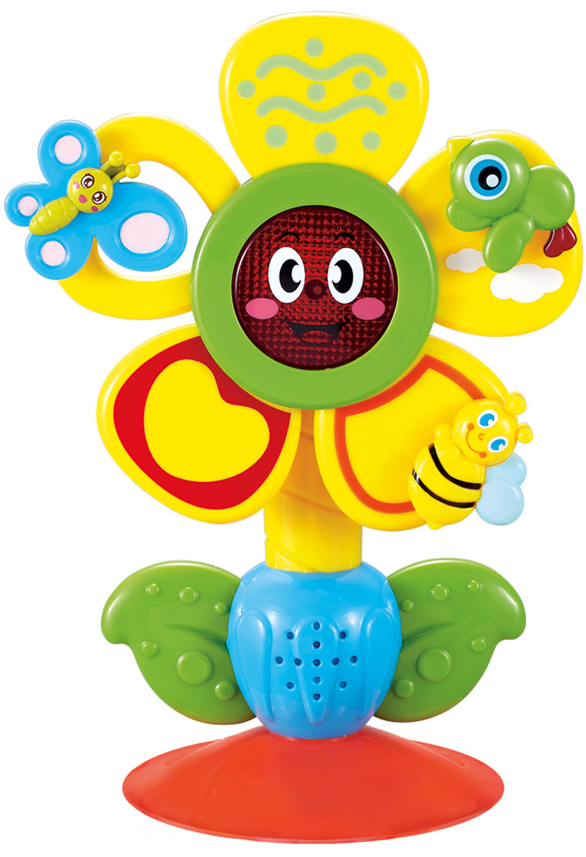 Happy Baby Музыкальная игрушка Fun Flower на присоске Happy Baby Музыкальная игрушка Fun Flower на присоске