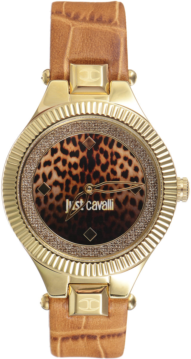 Наручные часы женские Just Cavalli Just Indie, цвет: коричневый, золотой. R7251215502R7251215502 Наручные часы женские Just Cavalli Just Indie, цвет: коричневый, золотой. R7251215502R7251215502Стильные женские часы Just Cavalli изготовлены из нержавеющей стали. Кожаный ремешок оснащен классической застежкой-пряжкой. Точный кварцевый механизм имеет степень влагозащиты равную 3 Bar и дополнен часовой и минутной стрелками. Циферблат украшен блестками. Для того чтобы защитить циферблат от повреждений в часах используется высокопрочное минеральное стекло. Изделие упаковано в фирменную коробку. Часы Just Cavalli отличаются современным уникальным дизайном, идеальными пропорциями в сочетании с прекрасными материалами и техническими характеристиками.