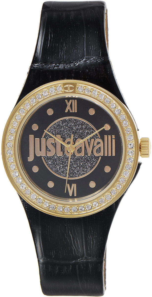 Наручные часы женские Just Cavalli Just Shade, цвет: черный. R7251201501R7251201501 Наручные часы женские Just Cavalli Just Shade, цвет: черный. R7251201501R7251201501Стильные женские часы Just Cavalli изготовлены из нержавеющей стали. Кожаный ремешок оснащен классической застежкой-пряжкой. Точный кварцевый механизм имеет степень влагозащиты равную 3 Bar и дополнен часовой, минутной и секундной стрелками. Корпус украшен кристаллами. Для того чтобы защитить циферблат от повреждений в часах используется высокопрочное минеральное стекло. Изделие упаковано в фирменную коробку. Часы Just Cavalli отличаются современным уникальным дизайном, идеальными пропорциями в сочетании с прекрасными материалами и техническими характеристиками.