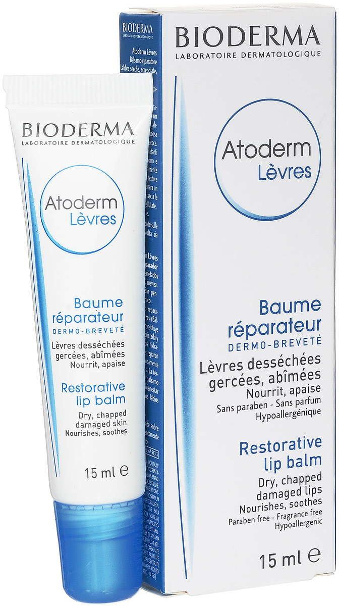 Bioderma Бальзам для губ Atoderm, 15 мл028095I Bioderma Бальзам для губ Atoderm, 15 мл028095IВосстанавливает, питает и защищает нежную кожу губ. Делает губы мягкими и нежными. Мгновенно успокаивает. Высокая переносимость.