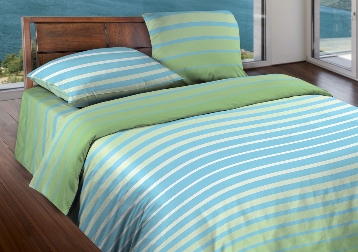 Комплект белья Wenge Stripe, евро, наволочки 70x70, цвет: голубой361859 Комплект белья Wenge Stripe, евро, наволочки 70x70, цвет: голубой361859Бязевое постельное белье состоит из 100% хлопка самого простого полотняного переплетения из достаточно толстых, но мягких нитей. Стоит постельное белье из этой ткани не намного дороже поликоттона или полиэфира, но приятней на ощупь и лучше пропускают воздух. Благодаря современным технологиям окраски, простыни не теряют свой цвет даже после множества стирок. По своим свойствам бязь уступает сатину, что окупается низкой стоимостью и неприхотливостью в уходе.