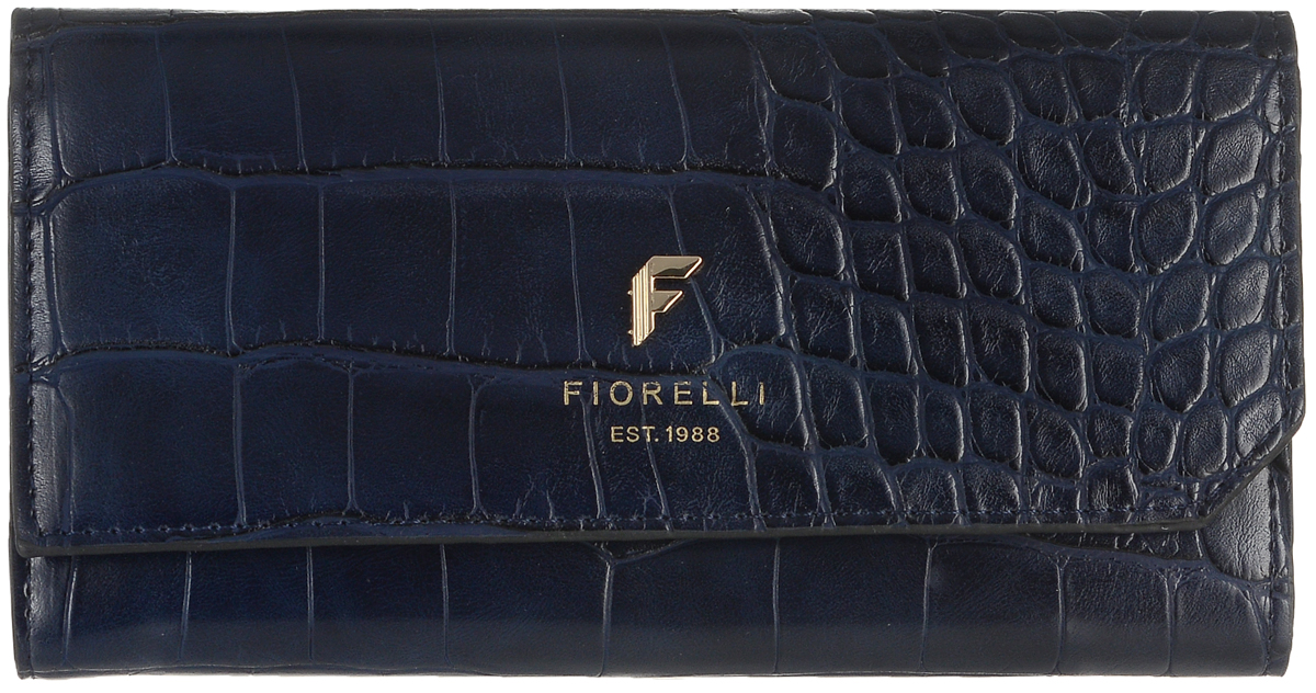 Кошелек женский Fiorelli, цвет: темно-синий. 0831 FS0831 FS Navy Кошелек женский Fiorelli, цвет: темно-синий. 0831 FS0831 FS NavyСовременный кошелек оригинального дизайна Fiorelli изготовлен из эко-кожи и оформлен металлической пластиной с логотипом бренда. Внутри два отделения для купюр, одиннадцать карманов для карт и один большой карман для монет, который застегивается на молнию. Так же есть четыре скрытых кармана и один кармашек с прозрачным окошком. Снаружи на задней стенке прорезной карман на застежке-молнии. Закрывается кошелек на застежку-кнопку. Такой кошелек станет замечательным подарком человеку, ценящему качественные и практичные вещи.