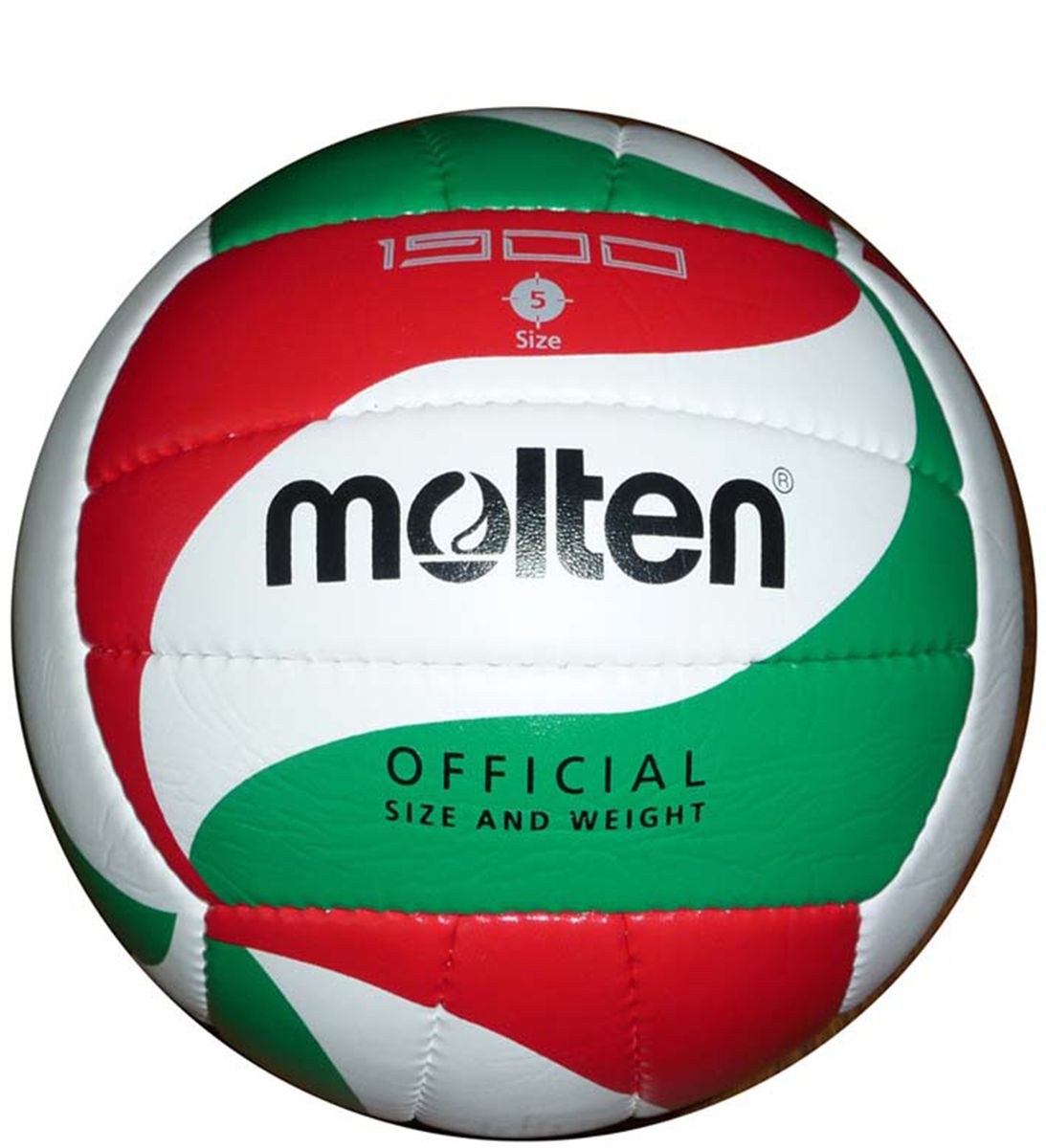 Мяч волейбольный Molten. Размер 5. V5M1900V5M1900 Мяч волейбольный Molten. Размер 5. V5M1900V5M1900Синтетическая кожа (поливинилхлорид) 2 подкладочных слоя Бутиловая камера Машинная сшивка Размер №5
