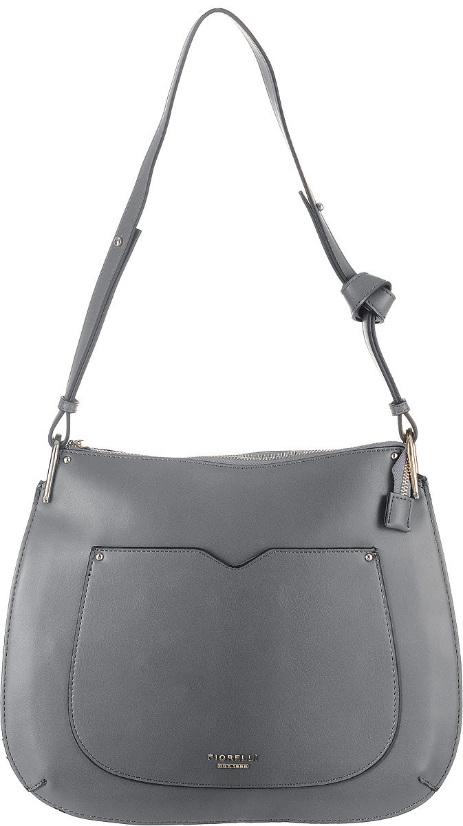Сумка женская Fiorelli, цвет: серый. 8519 FH8519 FH City Grey Сумка женская Fiorelli, цвет: серый. 8519 FH8519 FH City GreyСтильная сумка Fiorelli выполнена из гладкой экокожи и оформлена фирменной металлической пластинкой. На лицевой стороне расположен небольшой открытый накладной карман. На тыльной стороне находится вшитый карман на молнии. Сумка оснащена удобным плечевым ремнем, длина которого регулируется с помощью металлических болтов. Внутри расположено главное вместительное отделение, которое содержит четыре открытых накладных кармана для телефона и мелочей и один вшитый карман на молнии.
