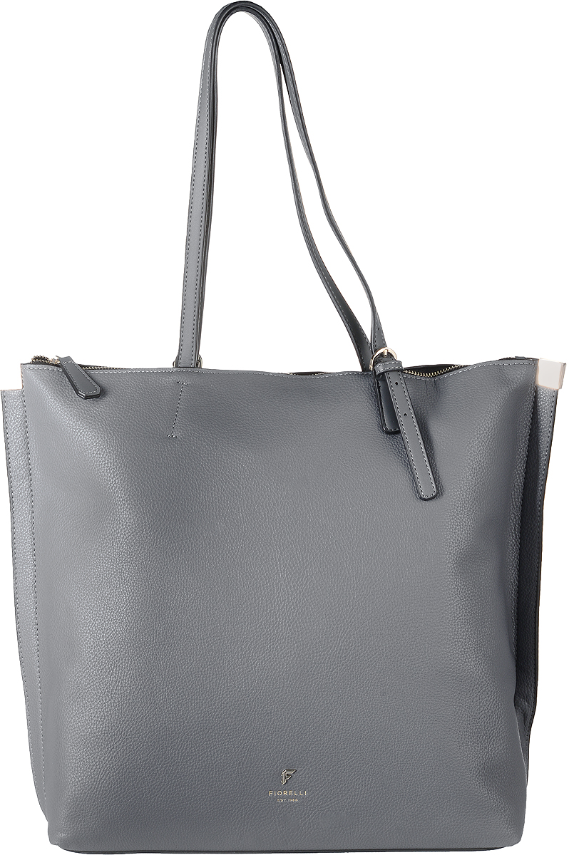 Сумка женская Fiorelli, цвет: серый. 8521 FH8521 FH Grey Сумка женская Fiorelli, цвет: серый. 8521 FH8521 FH GreyСтильная сумка Fiorelli выполнена из высококачественной искусственной кожи. Изделие оформлено фирменной надписью и металлической пластинкой с логотипом бренда. На тыльной стороне расположен вшитый карман на молнии. Сумка оснащена удобными ручками, длина которых регулируется с помощью пряжки. Изделие закрывается на застежку-молнию. Внутри расположено главное вместительно отделение, которое содержит два открытых накладных кармана для телефона и мелочей и один вшитый карман на молнии.