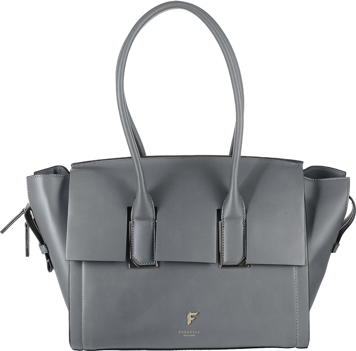 Сумка женская Fiorelli, цвет: серый. 8501 FH8501 FH City Grey Сумка женская Fiorelli, цвет: серый. 8501 FH8501 FH City GreyСтильная сумка Fiorelli выполнена из высококачественной экокожи. Изделие оформлено фирменной надписью и металлической пластинкой с логотипом бренда. Сумка закрывается оригинальным клапаном. Под клапаном расположен удобный вшитый карман на молнии. Сумка оснащена удобными ручками и металлическими ножками, которые предотвратят повреждение дна сумки. Внутри расположено главное вместительное отделение, которое закрывается на застежку-молнию. Отделение содержит два открытых накладных кармана для телефона и мелочей и один вшитый карман на молнии.