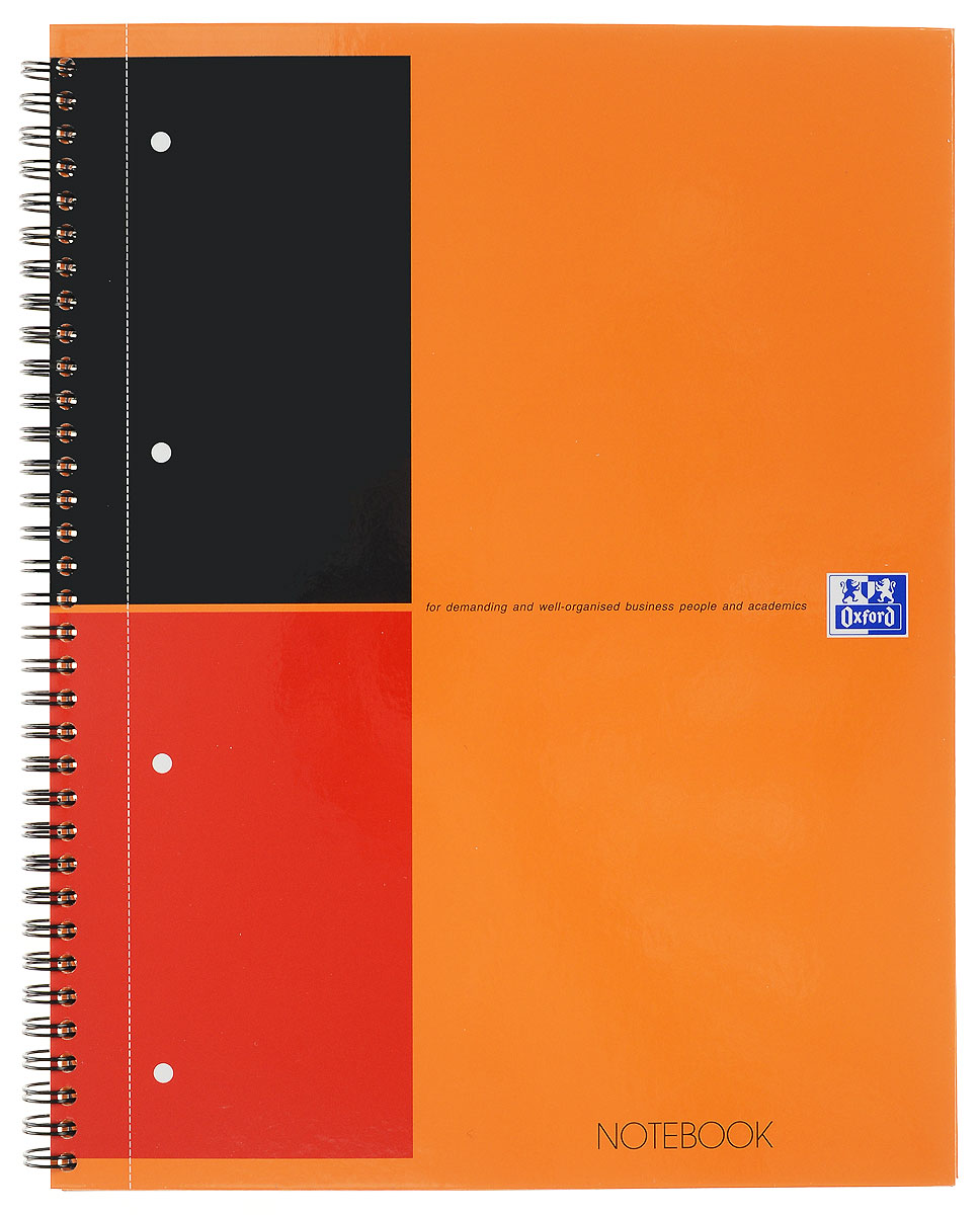 Oxford Тетрадь International Notebook 80 листов в линейку цвет оранжевый формат А4+100104036 Oxford Тетрадь International Notebook 80 листов в линейку цвет оранжевый формат А4+100104036Практичная тетрадь Oxford International Notebook отлично подойдет для офиса и учебы. Тетрадь формата А4+ состоит из 80 белых листов с четкой яркой линовкой в линейку. Обложка тетради выполнена из плотного глянцевого картона. Вертикальная микроперфорация позволяет аккуратно отрывать ненужные листы и подшивать их в папки.