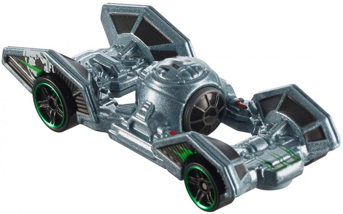 Hot Wheels Star Wars Машинка Tie FighterDPV24_DPV27 Hot Wheels Star Wars Машинка Tie FighterDPV24_DPV27Свершилось! То чего вы так долго ждали! Космические корабли и звездолеты приобрели форму машинок. Звездные машинки это точная копия космических крейсеров из Star Wars на колесах. Запускайте их в космические путешествия по трекам Hot Wheels! Машинка Hot Wheels Tie Fighter обязательно привлечет внимание вашего ребенка. Колеса модели имеют свободный ход. Ваш малыш будет часами играть с этой машинкой, придумывая различные истории. Порадуйте его таким замечательным подарком.