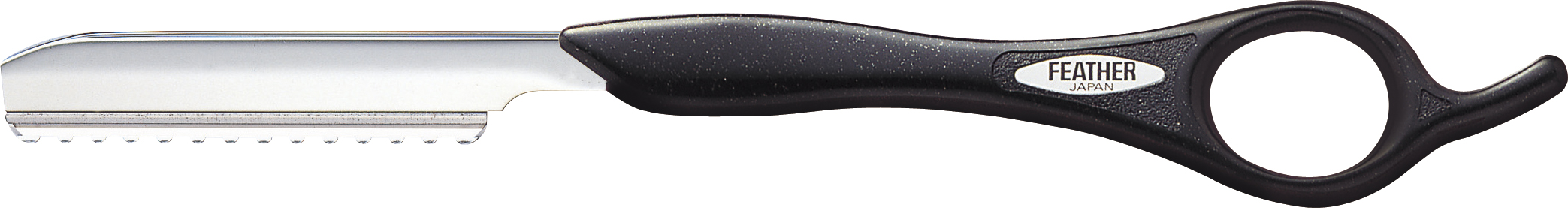 Feather Классическая филировочная бритва SR-K черного цветаS4250741 Feather Классическая филировочная бритва SR-K черного цветаS4250741Серия Styling Razor - это любимые бритвы для стрижки волос среди парикмахеров по всему миру. Благодаря тонкому наклонному срезу, который дает бритва, концы волос отлично падают по форме стрижки, создавая красивую текстуру. Для получения оптимального угла кромки каждое лезвие проходит тройную заточку. Лезвия не только остры, но и долговечны, благодаря своему двойному покрытию из платинового сплава и каучука. Платиновый сплав увеличивает долговечность лезвия, а каучуковое покрытие снижает трение.