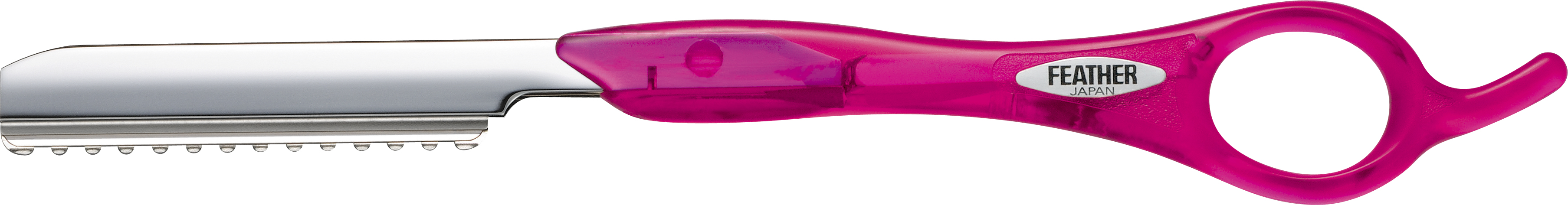 Feather Классическая филировочная бритва SR-FP цвета фуксияS4250881 Feather Классическая филировочная бритва SR-FP цвета фуксияS4250881Серия Styling Razor - это любимые бритвы для стрижки волос среди парикмахеров по всему миру. Благодаря тонкому наклонному срезу, который дает бритва, концы волос отлично падают по форме стрижки, создавая красивую текстуру. Для получения оптимального угла кромки каждое лезвие проходит тройную заточку. Лезвия не только остры, но и долговечны, благодаря своему двойному покрытию из платинового сплава и каучука. Платиновый сплав увеличивает долговечность лезвия, а каучуковое покрытие снижает трение.
