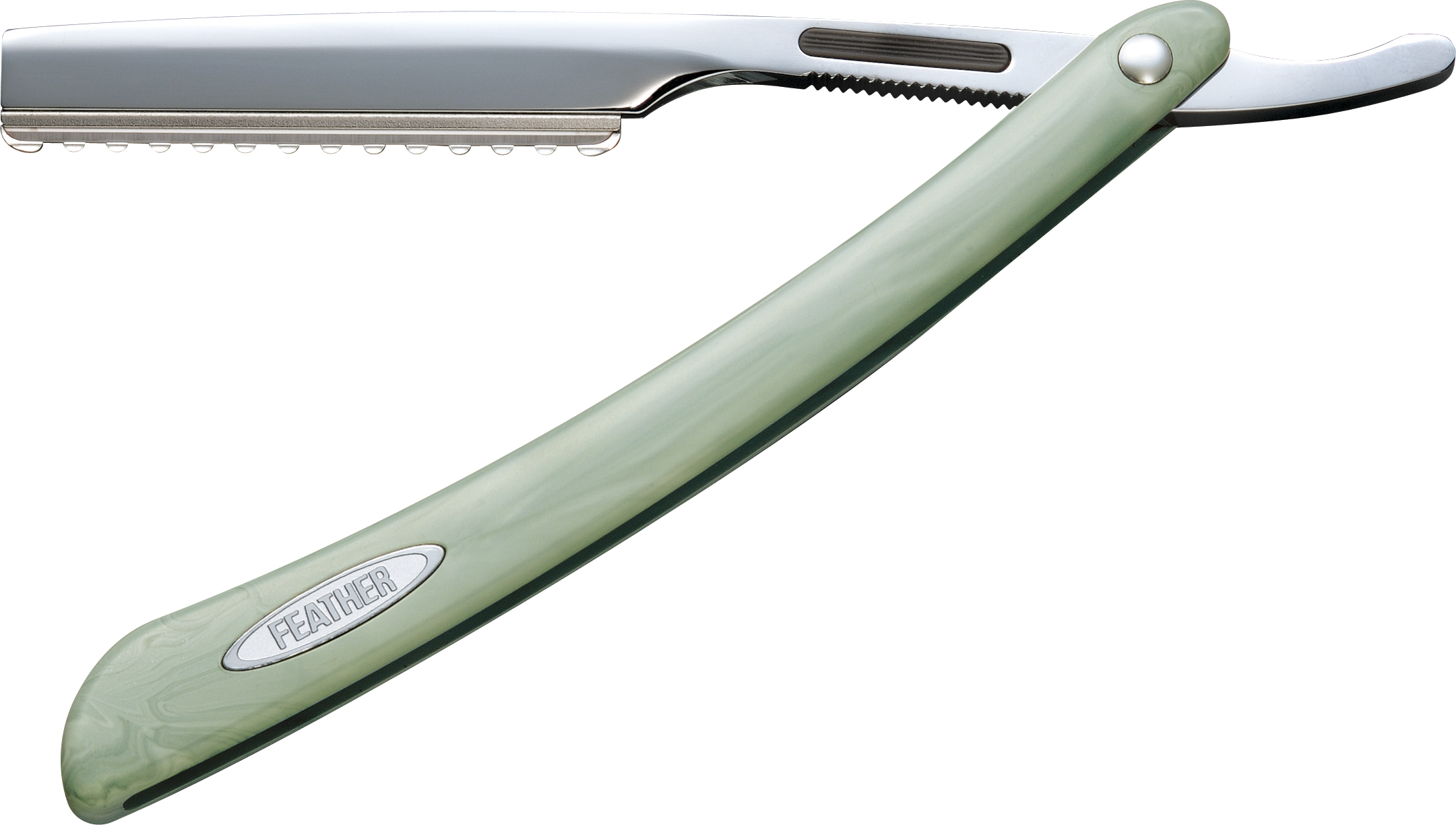 Feather Складная филировочная бритва SR-FN/FGS4254015 Feather Складная филировочная бритва SR-FN/FGS4254015Бритвы для стрижки серии Styling Razor FN учитывают предпочтения и потребности профессиональных парикмахеров. Благодаря тонкому наклонному срезу, который дает бритва, концы волос отлично падают по форме стрижки, создавая красивую текстуру.
