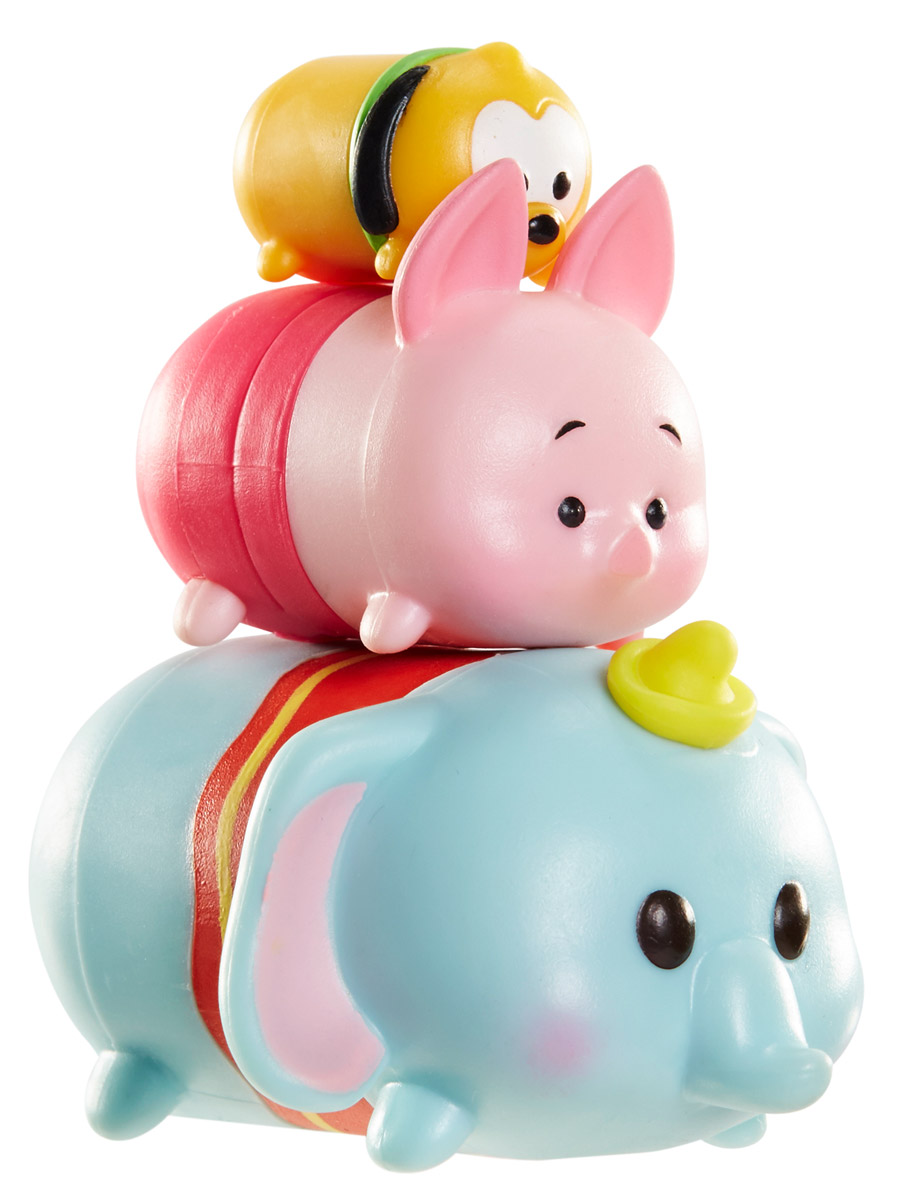 Tsum Tsum Набор фигурок Плуто Пятачок Дамбо980080_110/153/124 Tsum Tsum Набор фигурок Плуто Пятачок Дамбо980080_110/153/124Tsum Tsum - это небольшие коллекционные фигурки, изображающие различных персонажей детских мультфильмов Дисней. Они очень яркие, качественно сделаны и выглядят весьма привлекательно. В набор входят 3 фигурки разных размеров. Отличительной особенностью игрушек является то, что их можно сцеплять друг с другом, усаживая на спины - таким образом, у вас получится подобие оригинальной башенки. Соберите целую коллекцию фигурок! В наборе фигурки под номерами 110, 153, 124.