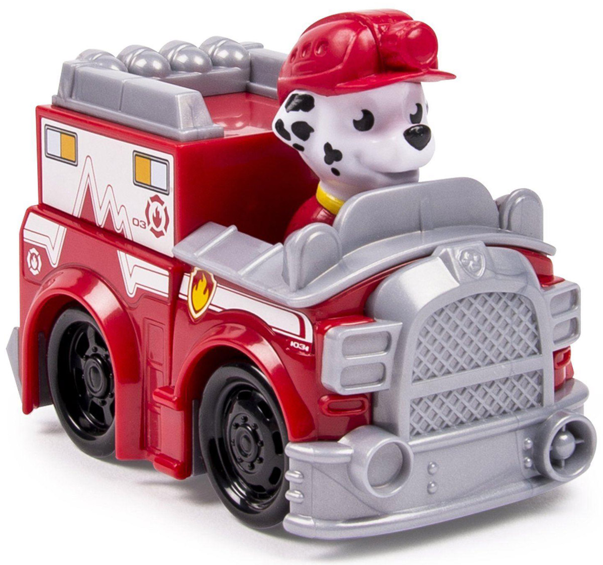 Paw Patrol Машинка спасателя Marshall16605_20068622 Paw Patrol Машинка спасателя Marshall16605_20068622Машинка спасателя Маршалла из Paw Patrol непременно порадует малыша. Пожарная машинка с героем популярного мультфильма выполнена из высококачественной пластмассы. Колеса машинки свободно вращаются, фигурка Маршалла несъемная. Игрушка помогает развивать мелкую моторику, цветовосприятие и воображение.