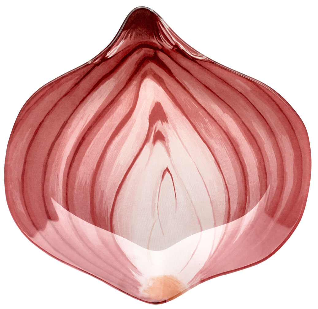 Блюдо сервировочное Walmer Red Onion, 20 x 20 х 2 смW22102020 Блюдо сервировочное Walmer Red Onion, 20 x 20 х 2 смW22102020Сервировочное блюдо Walmer Red Onion в виде красной луковицы изготовлено из стекла. Блюдо отлично подойдет для сервировки различных блюд, например, сладостей или закусок. Интересная подача в таком необычном блюде порадует детей и ваших гостей.