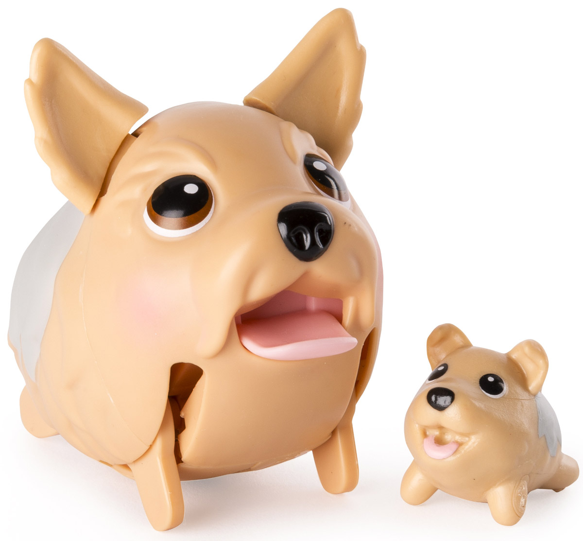 Chubby Puppies Набор фигурок Йоркширский терьер56700_20075407_йокширский терьер Chubby Puppies Набор фигурок Йоркширский терьер56700_20075407_йокширский терьерНабор фигурок Chubby Puppies Йоркширский терьер - это функциональная фигурка забавной собачки и её точная миниатюрная копия, которые наверняка понравятся вашему ребенку. Йоркширский терьер умеет забавно передвигаться, шагая вразвалку, благодаря чему игра с ним становится еще более интересной и увлекательной. Фигурка не только ходит, но и смешно прыгает! Язык, хвостик и ушки у собачки подвижные. Набор предназначен для увлекательной сюжетно-ролевой игры и выглядит очень ярко и эффектно. Набор выполнен из качественного пластика и совершенно безопасен для здоровья вашего ребенка. Порадуйте вашего малыша таким замечательным подарком! Для работы требуется 1 батарейка напряжением 1,5 V типа ААА (входит в комплект).
