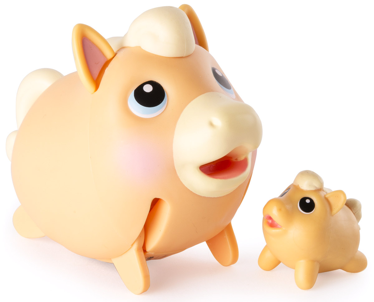 Chubby Puppies Набор фигурок Лошадь Паломино56709_20074362_лошадь паломино Chubby Puppies Набор фигурок Лошадь Паломино56709_20074362_лошадь паломиноНабор фигурок Chubby Puppies Лошадь Паломино - это функциональная фигурка забавной лошадки и ее точная миниатюрная копия, которые наверняка понравятся вашему ребенку. Лошадка умеет прыгать галопом, благодаря чему игра с ней становится еще более интересной и увлекательной. Хвостик и ушки у лошадки подвижные. Набор предназначен для увлекательной сюжетно-ролевой игры и выглядит очень ярко и эффектно. Набор выполнен из качественного пластика и совершенно безопасен для здоровья вашего ребенка. Порадуйте вашего малыша таким замечательным подарком! Для работы требуется 1 батарейка напряжением 1,5 V типа ААА (входит в комплект).