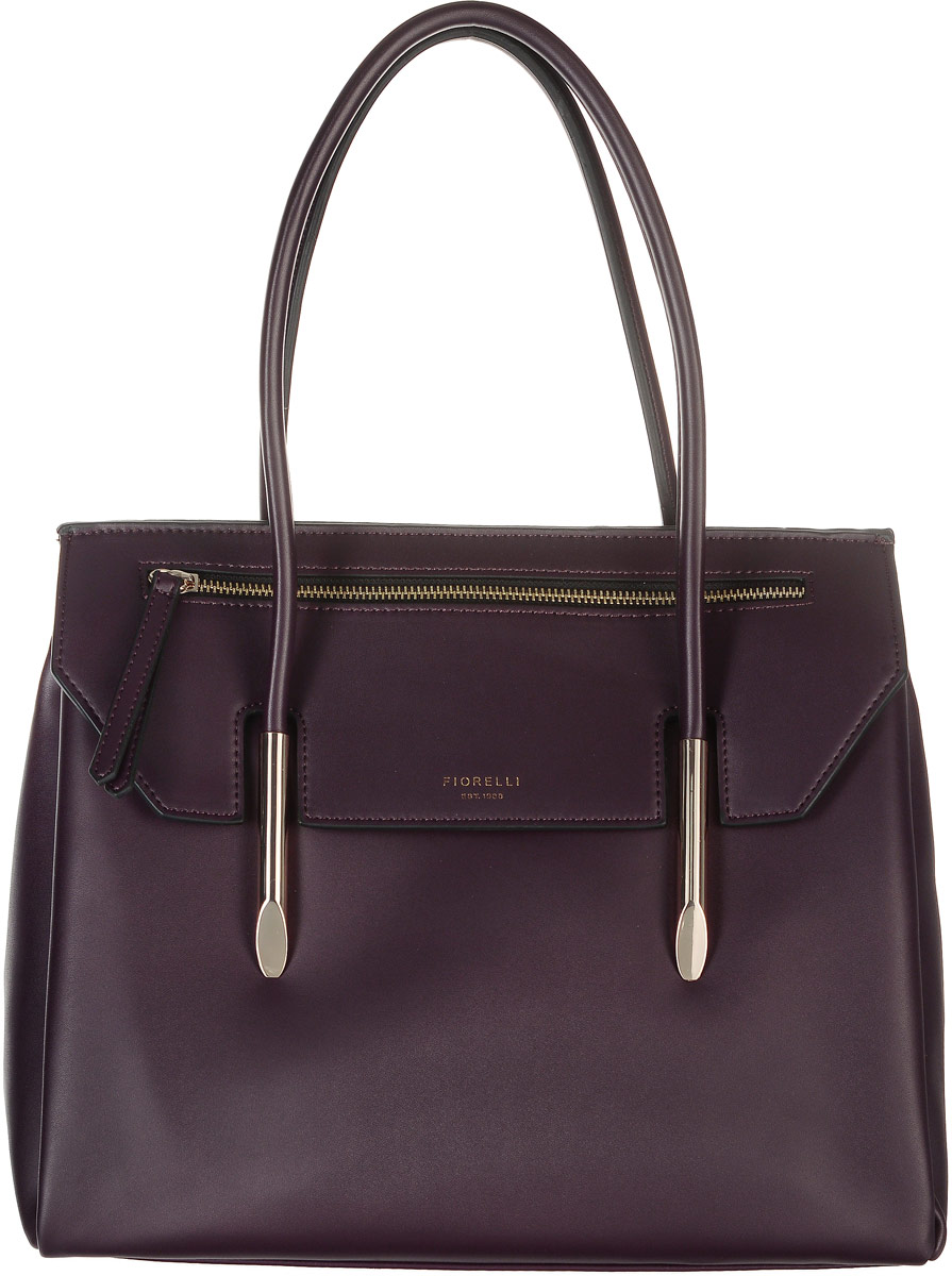 Сумка женская Fiorelli, цвет: темно-фиолетовый. 8502 FH8502 FH Aubergine Сумка женская Fiorelli, цвет: темно-фиолетовый. 8502 FH8502 FH AubergineСтильная женская сумка Fiorelli выполнена из мягкой искусственной кожи и декорирована золотистой фурнитурой. Закрывается клапаном на магнитную застежку, клапан оформлен декоративным карманом на молнии. Сумка имеет вместительное основное отделение, которое разделено текстильной перегородкой, содержащей скрытый карман на молнии. Внутри имеется прорезной карман на застежке-молнии и четыре открытых пришивных кармана для телефона и мелочей. Снаружи на задней стенке располагается накладной карман. Роскошная сумка внесет элегантные нотки в ваш образ и подчеркнет ваше отменное чувство стиля. Дизайн продукции Fiorelli разрабатывается в Лондоне молодой, амбициозной командой, идущей в ногу со временем и предлагающей модели, которые предназначены для любых случаев, как для выхода в свет, так и для рабочих будней, торжественных приемов или коктейльных вечеринок.