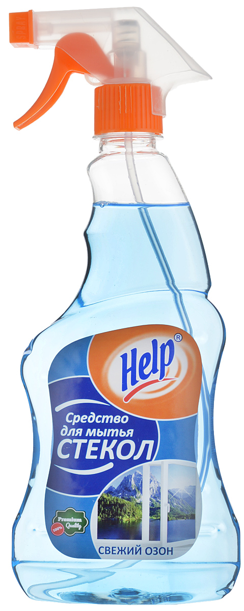 Средство для мытья стекол Help Свежий озон, 500 мл4605845000121 Средство для мытья стекол Help Свежий озон, 500 мл4605845000121Средство Help Свежий озон предназначено для мытья стекол, окон и зеркал. Эффективно смывает грязь, пыль, следы рук и прочие загрязнения. Средство не оставляет разводов и следов, защищает от налипания пыли и придает поверхности блеск. Товар сертифицирован.