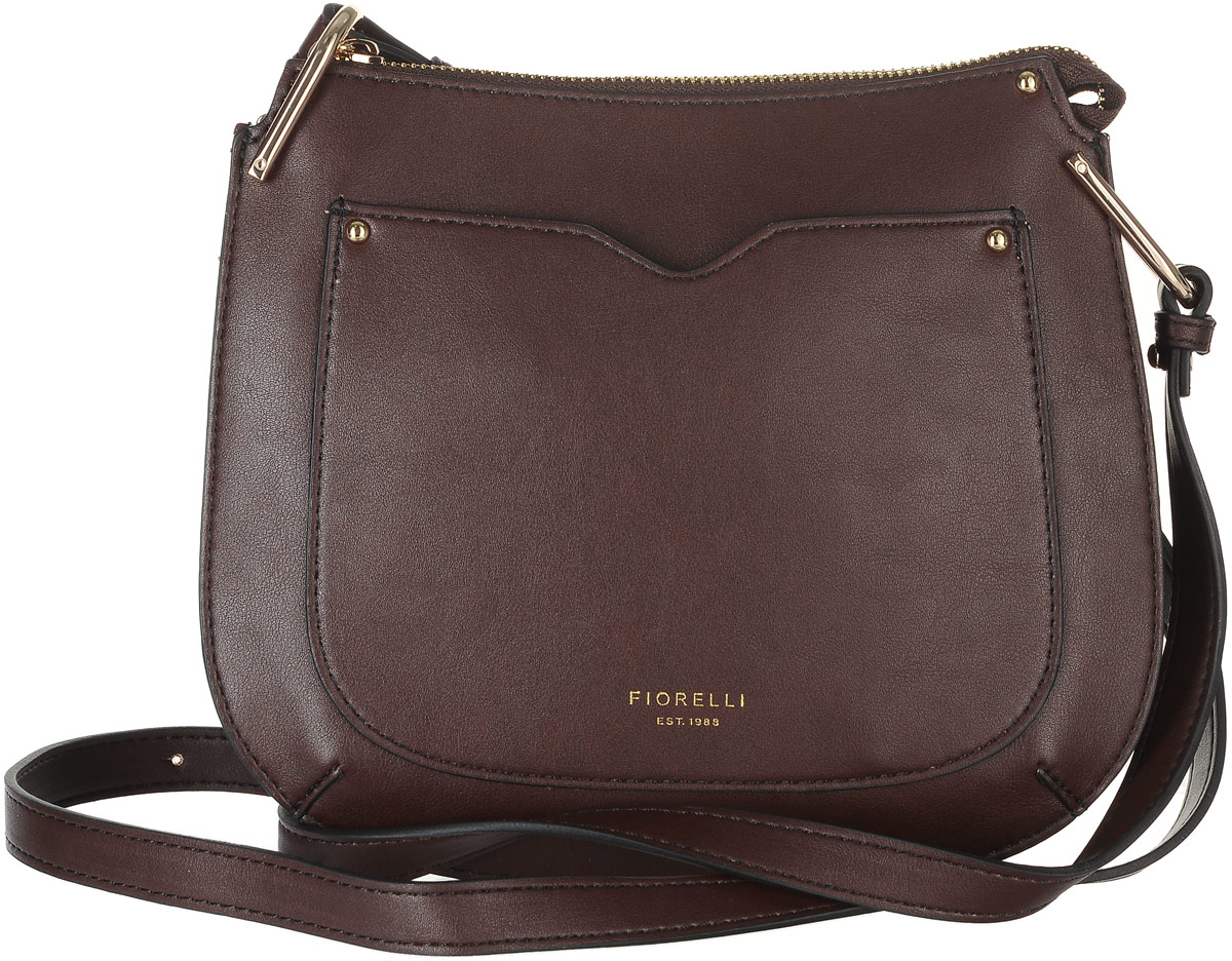 Сумка женская Fiorelli, цвет: темно-коричневый. 8535 FH8535 FH Coffeebean Сумка женская Fiorelli, цвет: темно-коричневый. 8535 FH8535 FH CoffeebeanСтильная сумка Fiorelli выполнена из высококачественной экокожи и оформлена надписью с названием бренда. На лицевой стороне расположен небольшой открытый накладной карман. Сумка оснащена удобным плечевым ремнем, длина которого регулируется с помощью металлических болтов. Изделие закрывается с помощью застежки-молнии. Внутри расположено главное отделение, которое содержит один открытый накладной карман для мелочей.