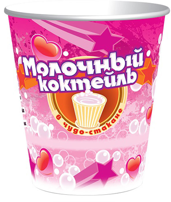 Чудо-Стакан молочный коктейль со вкусом клубники, 10 стаканов по 20 гМКК Чудо-Стакан молочный коктейль со вкусом клубники, 10 стаканов по 20 гМККМолочный коктейли очень подойдут для раннего завтрака, легкие для желудка. Вы сможете насладиться молочным вкусом не опасаясь за свою фигуру. Для использования - ПРОСТО ЗАЛЕЙТЕ ВОДЫ - все ингредиенты внутри стакана, нет необходимости дополнительно приобретать стакан, ложку, растворимый напиток. Верхний защитный клапан (крышка-ложка) после извлечения из стакана, складывается по оттеснённым линиям сгиба и становится ложкой для размешивания напитка. Стаканы выполнены из пищевого целлюлозного картона, не выделяют вредных веществ, экологически чисты, просты в утилизации.