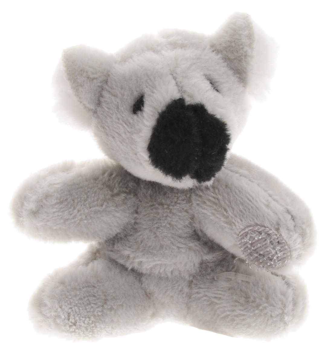 Beanzees Мягкая игрушка Коала Kiki 5 смB31001_12_серый коала Beanzees Мягкая игрушка Коала Kiki 5 смB31001_12_серый коалаСимпатичная миниатюрная мягкая игрушка Beanzees Коала Kiki - это игрушка три в одном. Ее приятно держать в руках, увлекательно коллекционировать, а также эти игрушки можно соединять между собой с помощью липучек и носить как оригинальное украшение на шею или на руку. По легенде эти крошечные животные обитают все вместе в волшебном лесу под названием Бинзилэнд, в котором всегда ярко светит солнышко и цветут цветы. Размер игрушки 5 см, она выполнена из мягкого гипоаллергенного материала, набивка - синтетическое волокно, в том числе специальные пластиковые гранулы, делающие эту игрушку замечательным антистрессом. На лапках коалы располагаются маленькие текстильные липучки, с помощью которых игрушку можно соединять с другими.