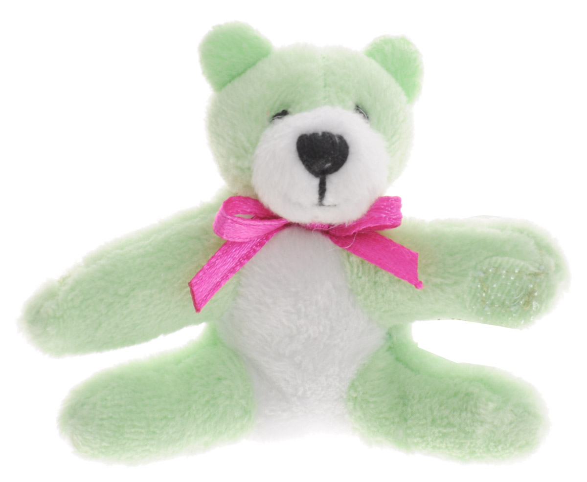 Beanzees Мягкая игрушка Медведь Bella 5 смB31001_3_салатовый медведь Beanzees Мягкая игрушка Медведь Bella 5 смB31001_3_салатовый медведьСимпатичная миниатюрная мягкая игрушка Beanzees Медведь Bella - это игрушка три в одном. Ее приятно держать в руках, увлекательно коллекционировать, а также эти игрушки можно соединять между собой с помощью липучек и носить как оригинальное украшение на шею или на руку. По легенде эти крошечные животные обитают все вместе в волшебном лесу под названием Бинзилэнд, в котором всегда ярко светит солнышко и цветут цветы. Размер игрушки 5 см, она выполнена из мягкого гипоаллергенного материала, набивка - синтетическое волокно, в том числе специальные пластиковые гранулы, делающие эту игрушку замечательным антистрессом. На лапках медвежонка располагаются маленькие текстильные липучки, с помощью которых игрушку можно соединять с другими.