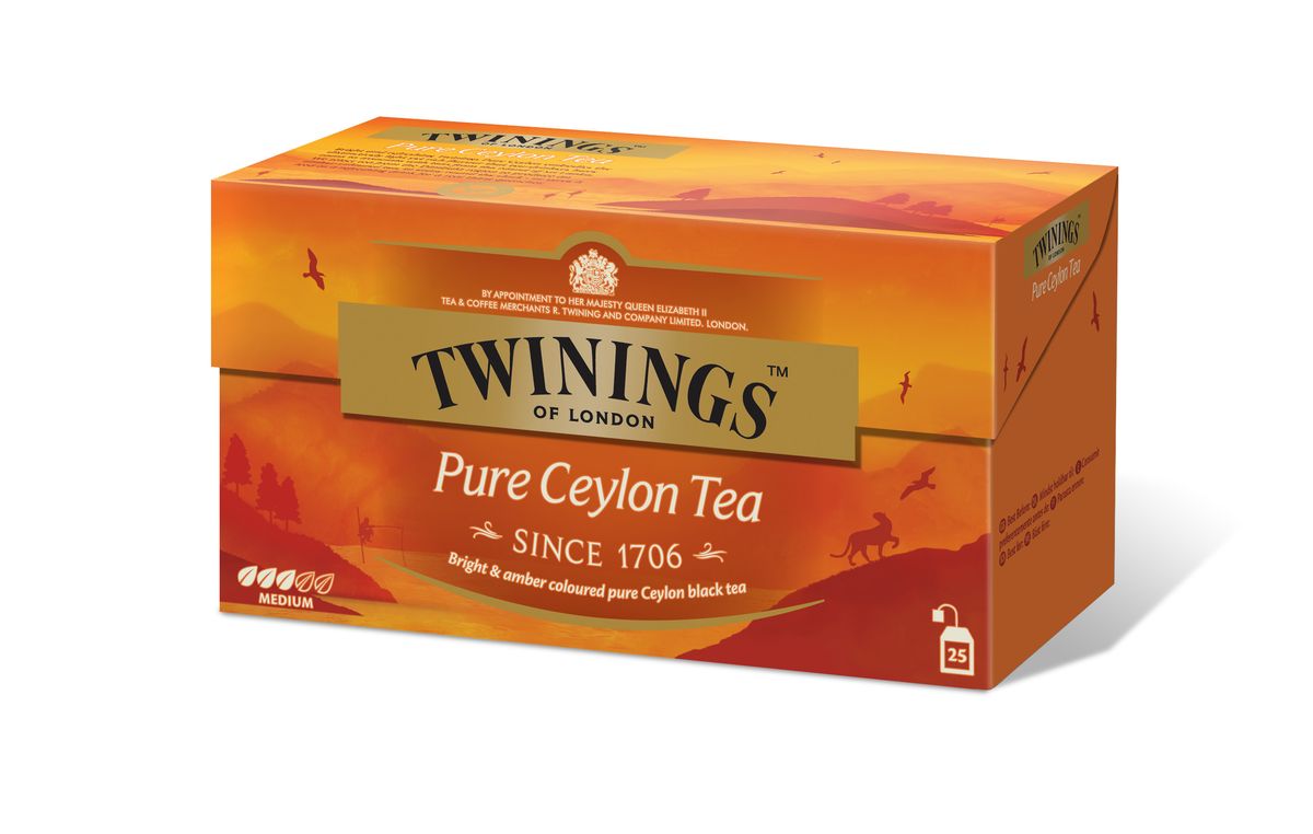 Twinings Ceylon чай черный в пакетиках, 25 шт26043