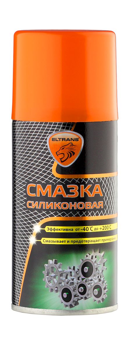 Смазка Элтранс, силиконовая, аэрозоль, 210 млEL-0502.01 Смазка Элтранс, силиконовая, аэрозоль, 210 млEL-0502.01Силиконовая смазка Eltrans предназначена для ухода за механическими соединениями в автомобиле (замки и петли дверей, капота, багажника, стеклоподъемники, тросы, личинки замков, проводы и направляющие). Предохраняет от коррозии, устраняет не приятные скрипы. Незаменимое средство для обслуживания промышленного оборудования (для смазывания пресс-форм при производстве пластиковых и резиновых изделий, для обработки фильер в производстве химических волокон). Помогает избежать примерзания и растрескивания резиновых уплотнений дверей, багажника, капота в условиях отрицательных температур. Сохраняет неизменными смазывающие свойства в диапазоне температур от -40°С до + 200°С. Способ применения: Перед использованием энергично встряхнуть баллоном в течение 1-2 минут. Нанести смазку тонким слоем на обрабатываемую поверхность поверхность (с резиновых уплотнений удалить излишки средства чистой сухой тряпкой). Состав: полидиметилсилоксан >30%, пропан-бутан >30%. Товар...