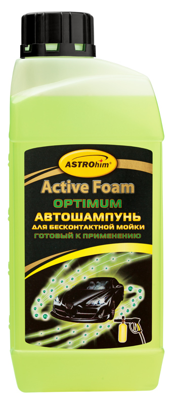 Шампунь автомобильный ASTROhim OPTIMUM, для бесконтактной мойки, 1 лАС-326 Шампунь автомобильный ASTROhim OPTIMUM, для бесконтактной мойки, 1 лАС-326Шампунь автомобильный ASTROhim OPTIMUM создан по технологии и на основе ультрасовременных компонентов нидерландской компании AkzoNobel. Благодаря этому автошампунь обеспечивает бережный уход за кузовом автомобиля, эффективно отмывая дорожные загрязнения как в мягкой, так и в жесткой воде и не оставляя белесого налета. А специальные добавки, содержащиеся в составе, поднимают и обволакивают частички грязи, защищая лакокрасочное покрытие от царапин. Шампунь эффективен как для очистки лакокрасочного покрытия, так и для очистки стекол, хромированных, пластиковых и резиновых поверхностей, а также колесных дисков. Автошампунь не оказывает коррозийного воздействия на металлические части кузова и не нарушает целостность лакокрасочного покрытия. Подходит для мытья любого вида транспорта. Является биоразлагаемым, поэтому не наносит вреда окружающей среде. Больше вам не придется искать мерный стаканчик, рассчитывать необходимую дозировку бесконтактного автошампуня, а потом...