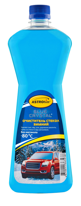 Очиститель стекол зимний ASTROhim, до -80°С, 1 лАС-751 Очиститель стекол зимний ASTROhim, до -80°С, 1 лАС-751Зимняя жидкость стеклоомывателя ASTROhim быстро и эффективно удаляет снег, лед, грязь, дорожные реагенты, копоть, органические и нефтяные загрязнения с лобового, заднего стекол и фар автомобиля. Не оставляет разводов и бликов, повышает безопасность дорожного движения. Способ применения: Открыть крышку бачка стеклоомывателя. Вылить содержимое флакона в бачок стеклоомывателя целиком или смешать с водой согласно рекомендациям в таблице. Закрыть крышку. Внимание! Избегать попадание на кожу и в глаза. При попадании - тщательно промыть чистой водой. В случае появления симптомов раздражения немедленно обратиться к врачу. Не глотать, при попадании вовнутрь постарайтесь вызвать рвоту. Немедленно обратитесь к врачу. Не вдыхать испарения и брызги. Беречь от детей! Не курить во время использования! Огнеопасно! Состав: вода, изопропиловый спирт >30%, МЭГ Товар...