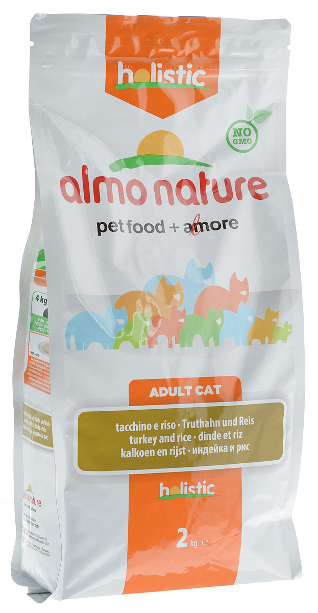 Корм сухой Almo Nature для взрослых кошек, с индейкой и рисом, 2 кг22732 Корм сухой Almo Nature для взрослых кошек, с индейкой и рисом, 2 кг22732Корм Almo Nature, предназначенный для взрослых кошек, содержит большой процент свежей индейки, что обеспечивает необходимое количество питательных веществ. Прекрасный вкус обеспечивается за счет свежих натуральных ингредиентов. Корм сохраняет свои свойства за счет натуральных антиоксидантов. Оптимальное количество калорий способствует сохранению нормального веса. Товар сертифицирован.