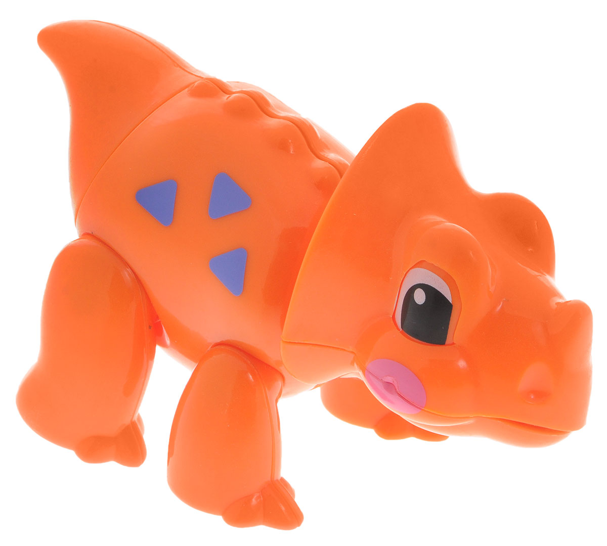 1TOY Фигурка В мире животных Динозавр цвет оранжевыйТ57443_оранжевый 1TOY Фигурка В мире животных Динозавр цвет оранжевыйТ57443_оранжевыйФигурка В мире животных. Динозавр, выполненная из яркой пластмассы в виде симпатичного динозаврика, непременно придется по душе вашему малышу. Забавная фигурка имеет подвижные лапы, хвост и шею. Если двигать частями тела животного, то будут слышны негромкие щелкающие звуки. Фигурка В мире животных способствует развитию у ребенка цветового и звукового восприятия, мелкой моторики рук, хватательного рефлекса, осязания, координации движений и изучению живого мира нашей планеты. Отлично подходит для сюжетно-ролевых игр, которые способствуют развитию памяти и воображения у малыша.