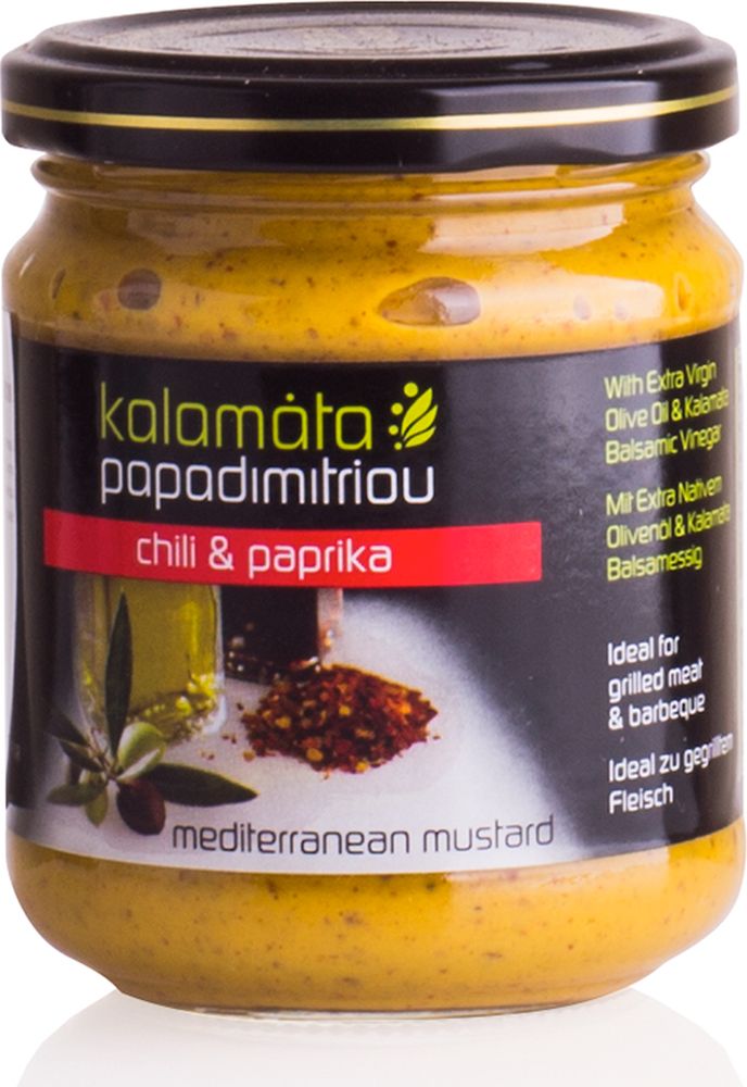 Papadimitriou горчица с оливковым маслом и бальзамическим уксусом, 200 г Papadimitriou горчица с оливковым маслом и бальзамическим уксусом, 200 г