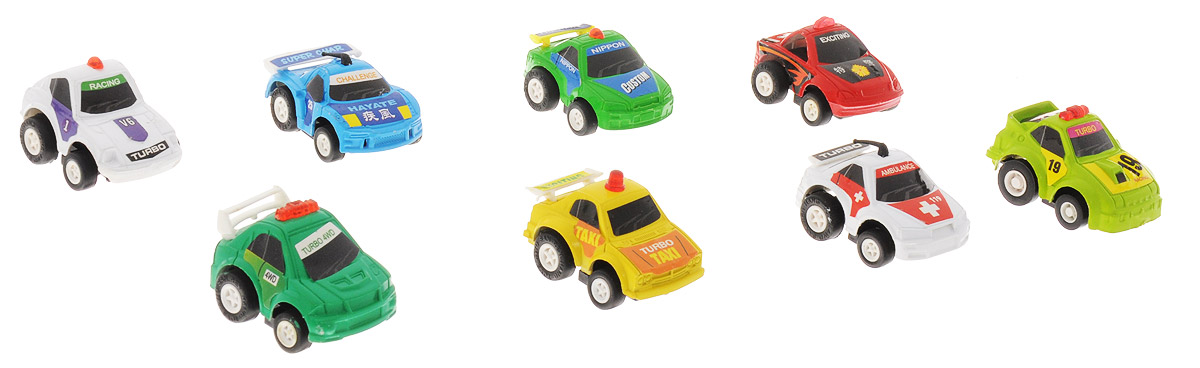 Дрофа-Медиа Набор инерционных машинок Speedy Cars 8 шт2832F Дрофа-Медиа Набор инерционных машинок Speedy Cars 8 шт2832FНабор инерционных машинок Дрофа-Медиа Speedy Cars понравится детям дошкольного возраста (от 3 лет) и младшего школьного возраста. Играя, они не только интересно проведут свободное время, но и разовьют мелкую моторику рук. Чтобы машинки рванули с места, их нужно всего лишь немного оттянуть назад, а затем отпустить. С ними можно не только увлекательно играть, но и коллекционировать, собирая свой автомобильный парк.