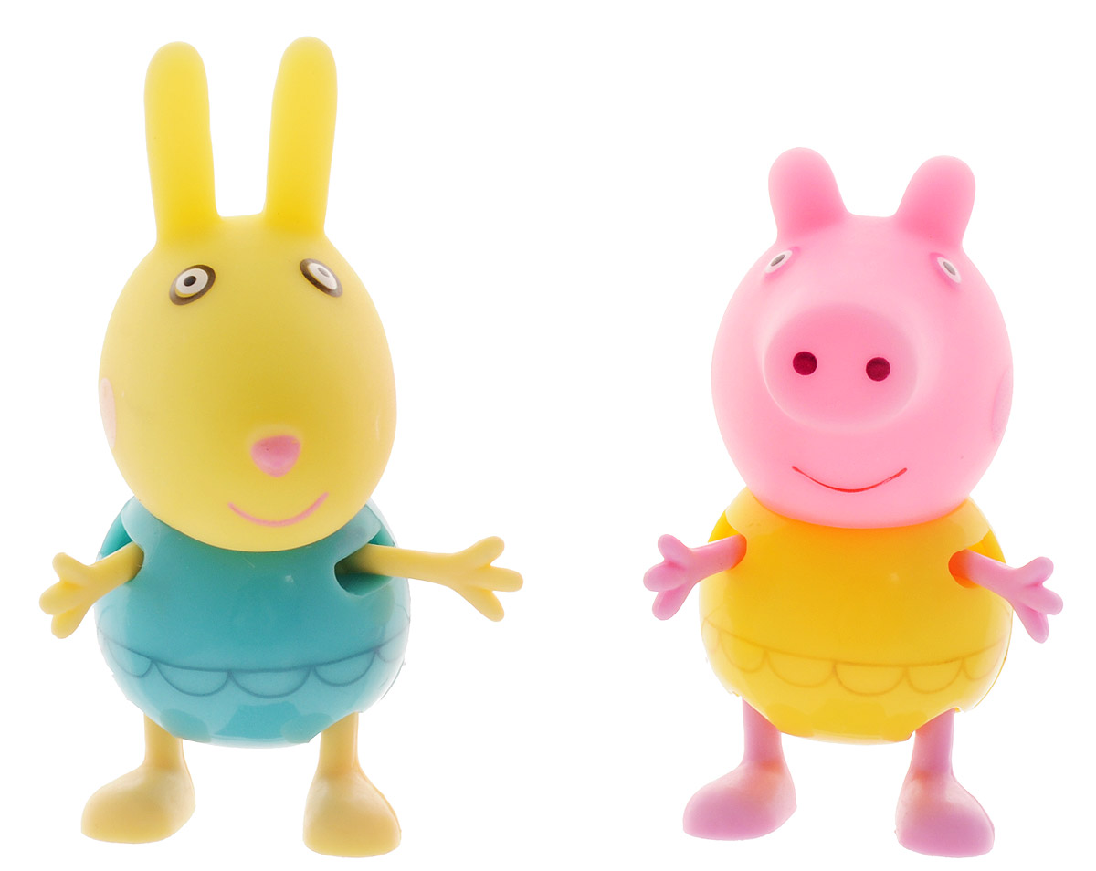 Peppa Pig Набор фигурок Пеппа и кролик Ребекка30627_Пеппа и кролик Ребекка Peppa Pig Набор фигурок Пеппа и кролик Ребекка30627_Пеппа и кролик РебеккаНабор фигурок Peppa Pig Пеппа и кролик Ребекка станет замечательным подарком для каждого поклонника мультфильма Свинка Пеппа. В наборе фигурка Пеппы и фигурка Ребекки. Ручки и ножки фигурок двигаются. С такими фигурками малыш сможет увлеченно играть и дома, и на улице, и даже в ванне. Яркая окраска фигурок улучшает цветовое восприятие ребенка, а приятная на ощупь поверхность развивает тактильные ощущения. Порадуйте свое драгоценное чадо столь интересным и развлекательным подарком.