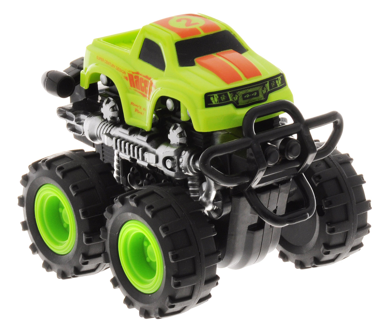Big Motors Машинка инерционная 4 WD цвет салатовый №2806B_салатовый Big Motors Машинка инерционная 4 WD цвет салатовый №2806B_салатовыйИнерционная машинка Big Motors 4WD станет любимой игрушкой вашего малыша. Игрушка представляет собой внедорожник с большими ребристыми колесами. Машинка оснащена инерционным механизмом. Достаточно немного подтолкнуть машинку вперед или назад, а затем отпустить, и она сама поедет в ту же сторону. Ваш ребенок будет часами играть с этой машинкой, придумывая различные истории. Порадуйте его таким замечательным подарком!