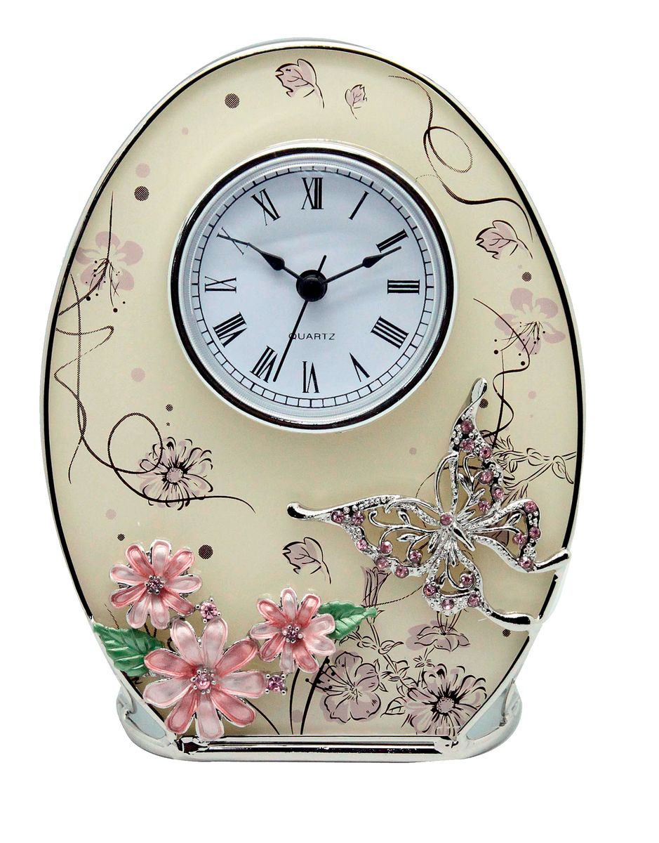 Часы настенные Jardin dEte Сиреневые сны, 16,2 х 12,5 смHS-24555E Часы настенные Jardin dEte Сиреневые сны, 16,2 х 12,5 смHS-24555Eовальные, сталь, стекло, пластик