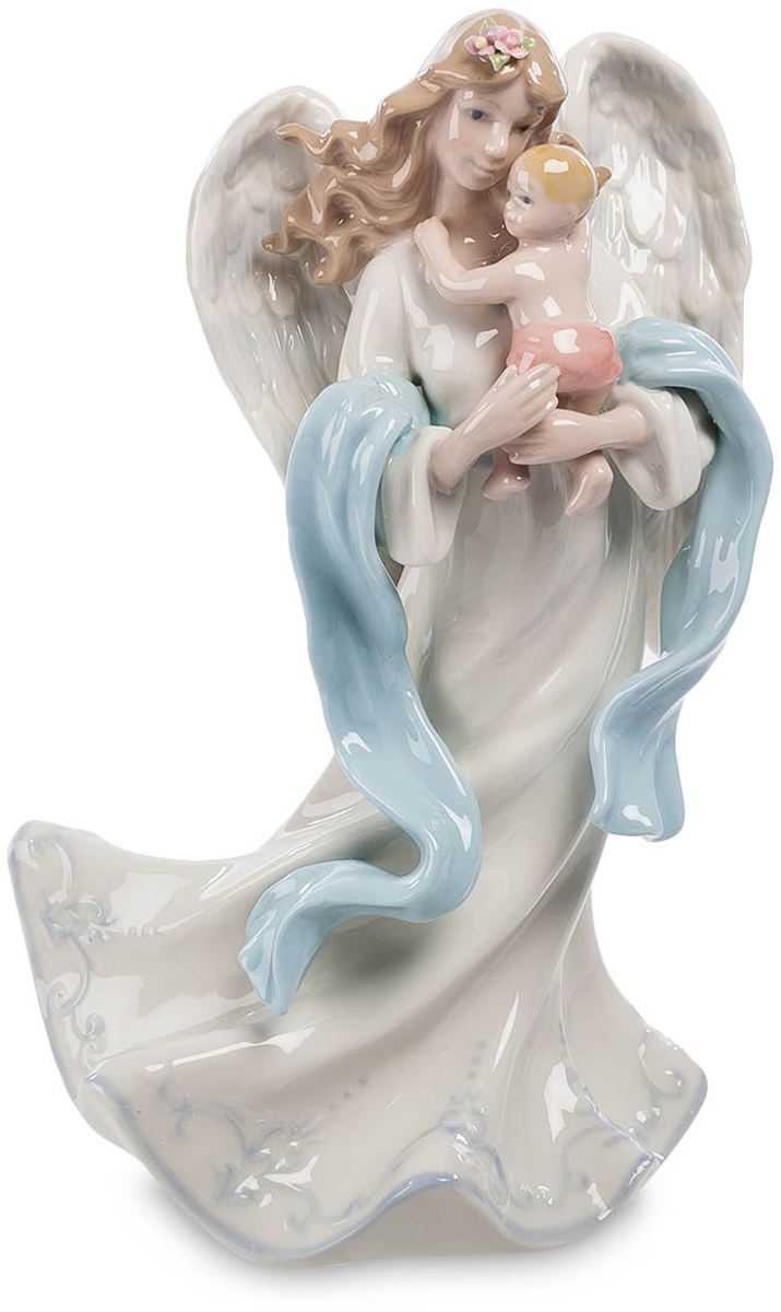 Фигурка Pavone Ангел с ребенком. CMS-24/ 1CMS-24/ 1 Фигурка Pavone Ангел с ребенком. CMS-24/ 1CMS-24/ 1Фигурка Ангел с ребенком (Pavone) Любая молодая мама, взявшая на руки своего ребенка, может считаться ангелом. От одного прикосновения любимого малыша, кажется, вырастают крылья за спиной. И никакой ветер, от которого развевается длинное платье, не страшен будет для ребенка под надежной защитой: ведь мама – это самый лучший ангел-хранитель. Именно ей защищать малыша от всех бед и невзгод, осеняя ангельскими крыльями. Недаром даже выросший ребенок в любую трудную минуту прежде всего обращается к маме: она не только защитит, но и успокоит, отведет все напасти и вернет хорошее настроение. Таким и должен быть ангел-хранитель.